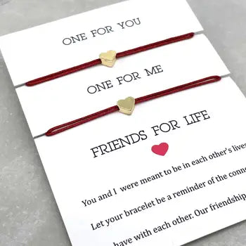 Freundschaftsarmband mit Herz