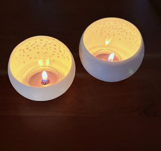 Teelichthalter Himmelslicht "Sterne"_räder