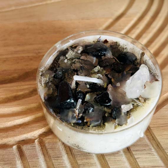 Ritualteelicht/Kerze für SCHUTZ