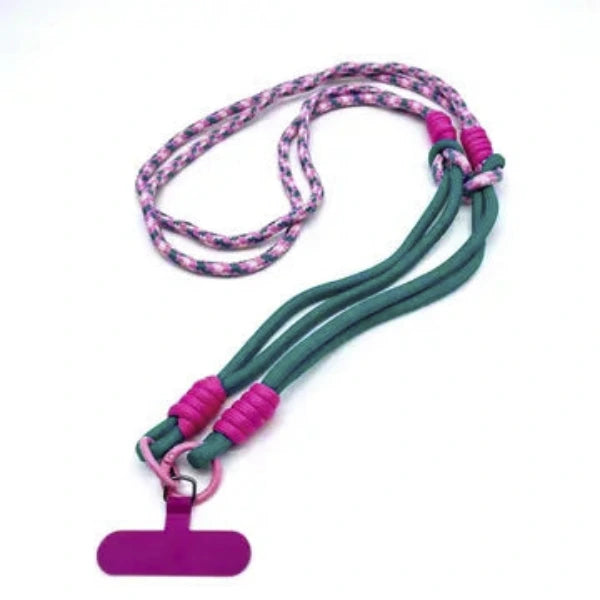 Handykette lila und grün