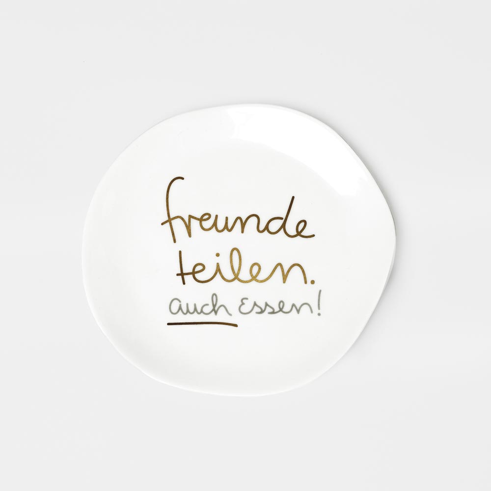Teller "Freunde teil" von Räder