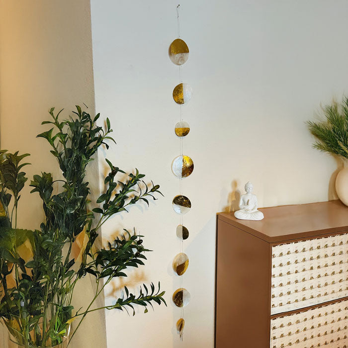 Dekorierte Muschelkette aus Capiz-Muscheln